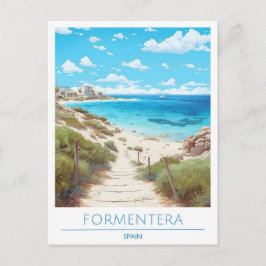 Formentera Spanje Reizen Briefkaart