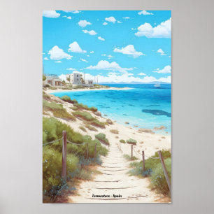 Formentera Spanje Reizen Poster