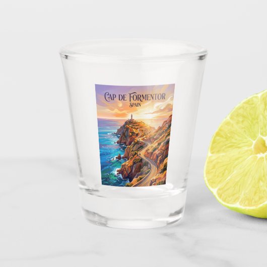 Formentor-schiereiland Spanje Shot Glas (Voorkant)