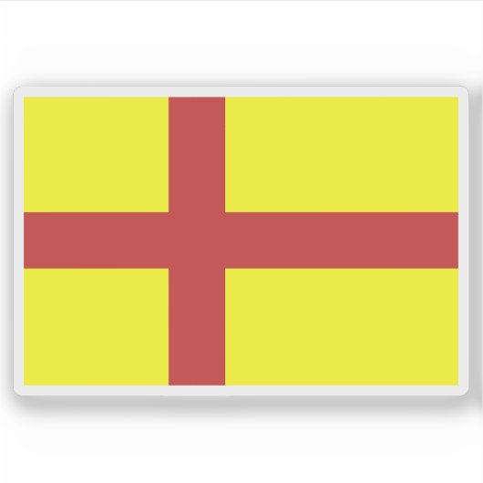 Former flag of the Orkney Islands, Scotland Sticker (Voorkant)