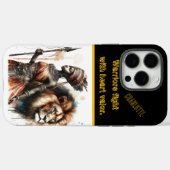 formidabele krijger Case-Mate iPhone case (Achterkant (horizontaal))