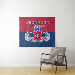 Formidable 82nd Airborne Division Wandkleed