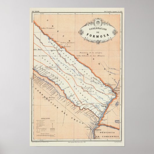 Formosa, Argentinië Poster (Voorkant)