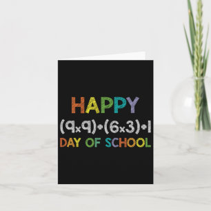 Formula 100 Days of School 100th Day Leuk Schattig Kaart