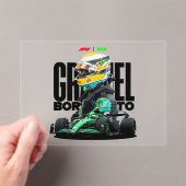 Formula 1 Race Acryl Uitnodigingen (Insitu (Draagbaar))