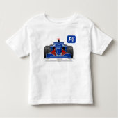 Formula 1 race car kinder shirts (Voorkant)