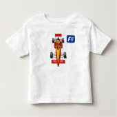 Formula 1 race car kinder shirts (Voorkant)
