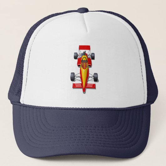 Formula 1 race car trucker pet (Voorkant)