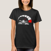 Formula Car Speedometer Formula Racing Speed Car T-shirt (Voorkant)
