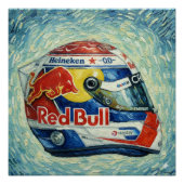 Formula One Max Helmet Perfect Poster (Voorkant)