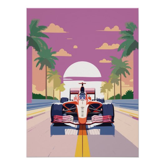 Formula One Wall Decor Poster (Voorkant)
