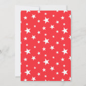 Formula Race Car Red Smoke Stars F1 Birthday Kaart (Achterkant)