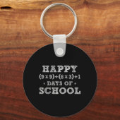 Formule 100 Dagen van School Kind Jongens Meisjes Sleutelhanger (Voorkant)