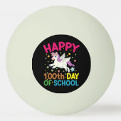 Formule 100 dagen wiskunde van leerkracht Leerster Pingpongbal (Voorkant)