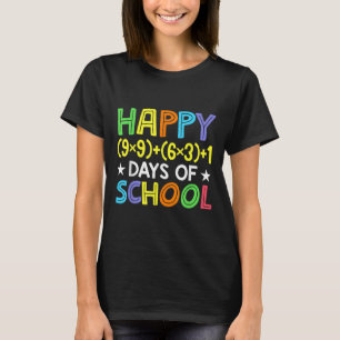 Formule 100 dagen wiskunde van leerkracht Leerster T-shirt