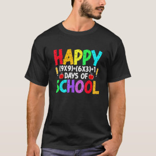Formule 100 dagen wiskunde van leerkrachten in de t-shirt