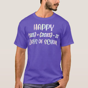 Formule 100 dagen wiskunde van leerling 2 t-shirt