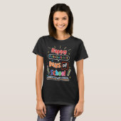 Formule 100 schooldagen 100e dag van de wiskunde t-shirt (Voorkant volledig)
