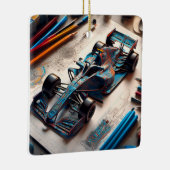 Formule 1-auto keramisch ornament (Rechts)