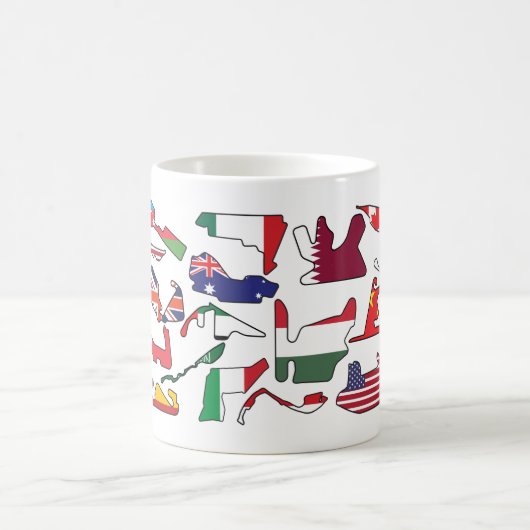 Formule 1-circuit koffiemok (Center)