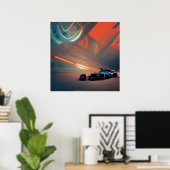Formule 1 poster (Thuiskantoor)