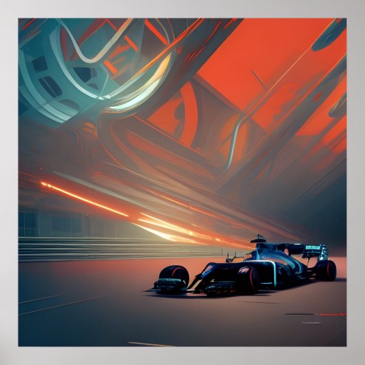 Formule 1 poster (Voorkant)