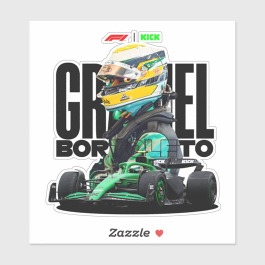 Formule 1 Race Sticker (Vel)