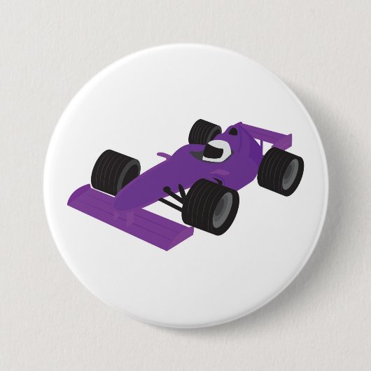Formule 1 raceauto ronde button 7,6 cm (Voorkant)
