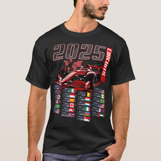 Formule 2025 Circuits Formule 2025 T-shirt (Voorkant)
