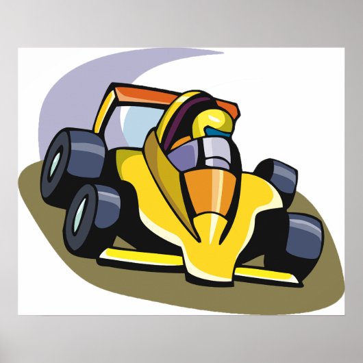 Formule 5 Poster voor raceauto's (Voorkant)