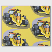 Formule 5-racewagen cadeaupapier (Vlak)