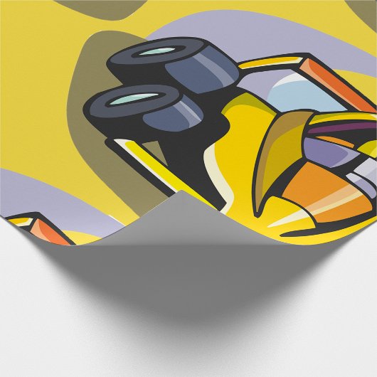 Formule 5-racewagen cadeaupapier