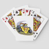 Formule 5-racewagen pokerkaarten (Achterkant)