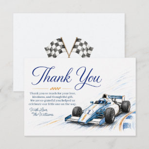 Formule Een Baby Shower Bedankkaart