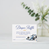 Formule Een Baby Shower Luier Raffle Kaart (Staand voorkant)