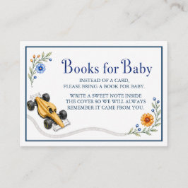 Formule Een Racing Baby Shower Boeken Baby Kaart
