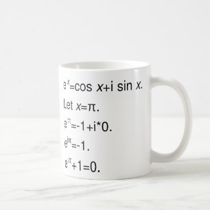Formule Euler, Derivation of Identity Coffee Mok