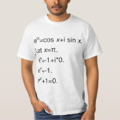 Formule Euler, Derivation of Identity T-shirt (Voorkant)