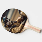 Formule Fun: Professioneel Meerkat autocoureur Tafeltennisbatje (Zijkant)