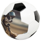 Formule Fun: Professioneel Meerkat autocoureur Voetbal (Drie kwart)