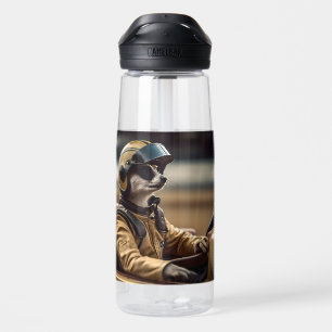 Formule Fun: Professioneel Meerkat autocoureur Waterfles