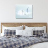 Formule, grafiek, wiskunde symbolen 13 canvas afdruk (Insitu (Slaapkamer))