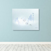 Formule, grafiek, wiskunde symbolen 13 canvas afdruk (Insitu (Houten vloer))