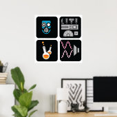 Formule Project vierkant-set-1 Poster (Thuiskantoor)