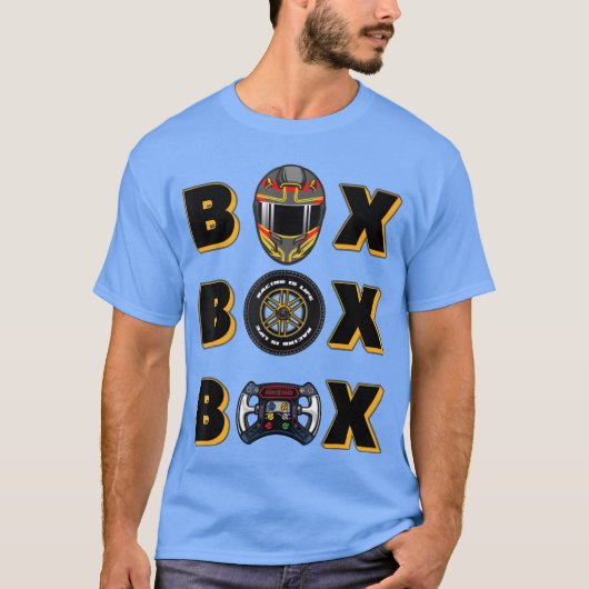 Formule raceauto helm Bo Bo Bo Pit Bo Rad fami T-shirt (Voorkant)