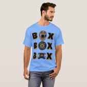 Formule raceauto helm Bo Bo Bo Pit Bo Rad fami T-shirt (Voorkant volledig)
