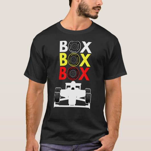Formule racebox met rackbox t-shirt (Voorkant)