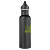 Formule racebus blauwdruk mechanische ingenieur R Waterfles (Links)