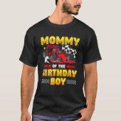Formule-racewagen mama van Birthday Boy Party Raci T-shirt (Voorkant)