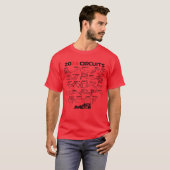 Formule Racing 2024 Circuits Race Auto Formule ret T-shirt (Voorkant volledig)